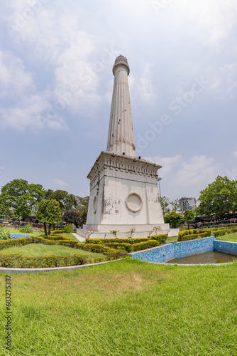 Sahid Minar formerly known as the Ochterlony Monument, is a monument in Kolkata, India that was erected in 1828 in memory of David Ochterlony, commander of the British East India Company. photo