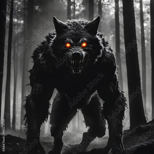 werewolf in the forest
