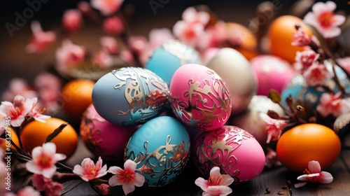 Easter Egg Hanging On Branch Blooming, HD, Background Wallpaper, Desktop Wallpaper