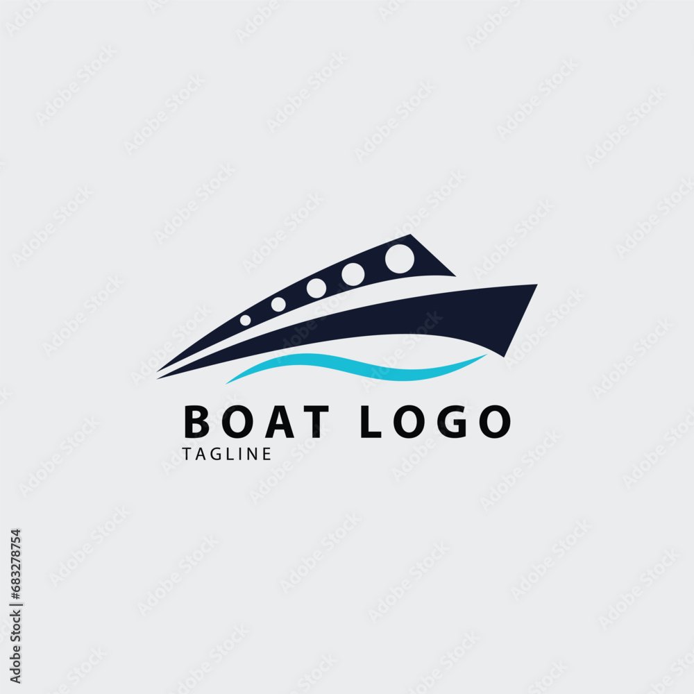boat logo vector illustration design for use brand identity business boat logo vector illustration design for use brand identity business