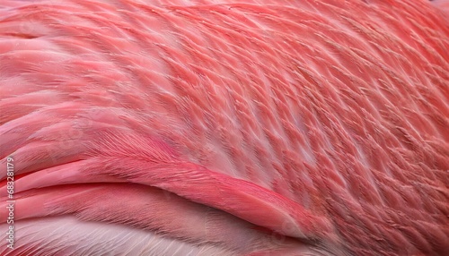 Textura de plumas de flamenco rosa