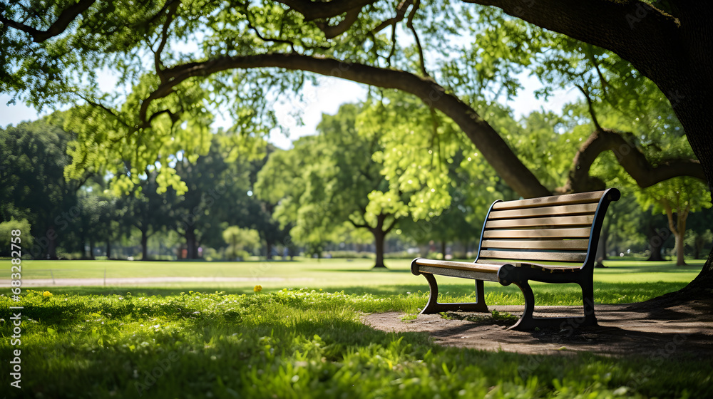 An outdoor park, with lush greenery as the background, during a sunny summer day An outdoor park, with lush greenery as the background, during a sunny summer day