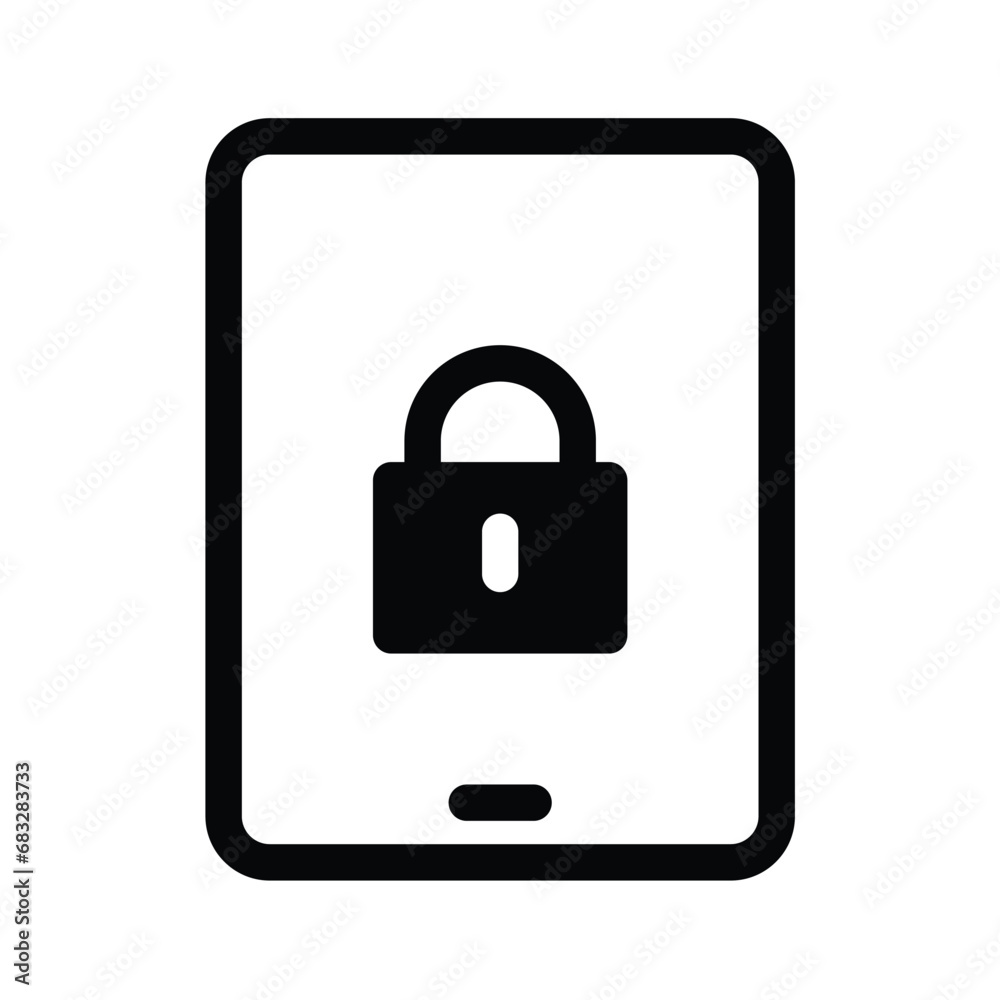 Tablet icon and his actions Tablet icon and his actions