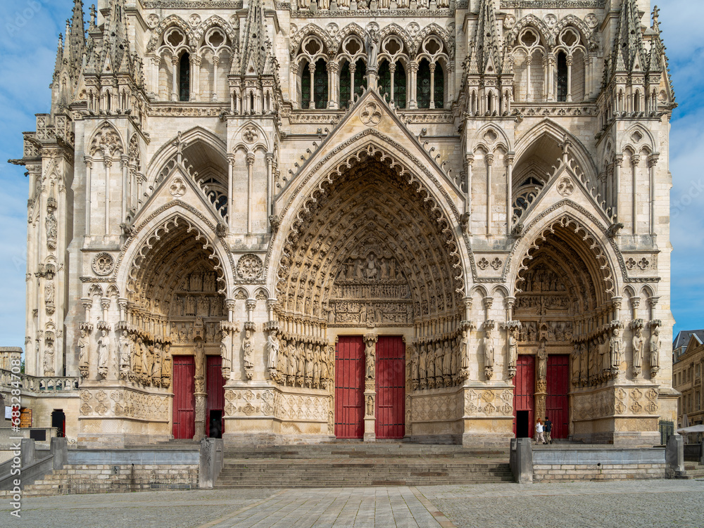West portals of Amiens Cathedral