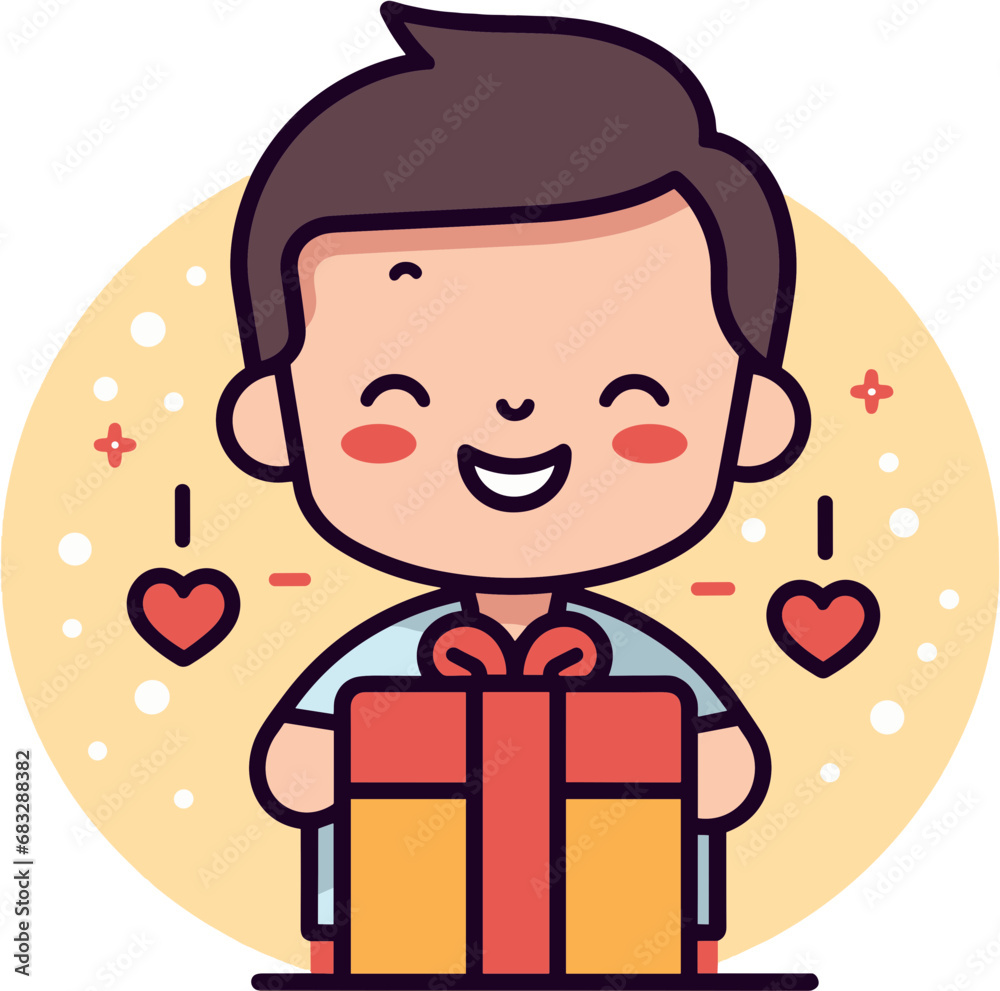 생일, 어린이날, 크리스마스날 선물을 받고 행복한 웃음을 짓고 있는 남자 어린이 생일, 어린이날, 크리스마스날 선물을 받고 행복한 웃음을 짓고 있는 남자 어린이