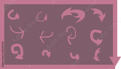 Wallpaper Mural illustration of a person with ribbon Torontodigital.ca