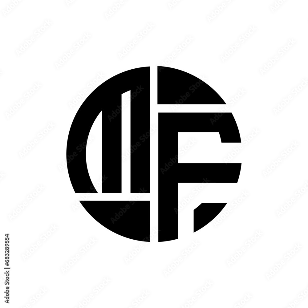 MF letter logo creative design.MF black monogram circle round shape vector. MF unique design.
MF letter logo creative design.MF black monogram circle round shape vector. MF unique design.
