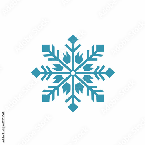 Snowflake variations icon. Snowflakes white ice crystal. Winter symbol in cartoon, doodle style. Isolated 2d vector illustration in logo, icon style, Eps 10. AI Generative