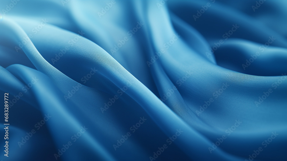 Obraz premium luxury blue fabric texture for background.