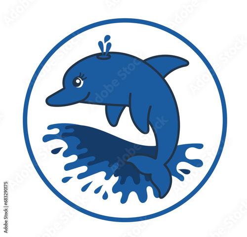 Schwimmabzeichen Delfin