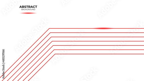 White abstract background with red diagonal lines. modern simple vector design, inimalist modern graphic design element cutout style concept for banner, flyer, or brochure cover. vector illustration