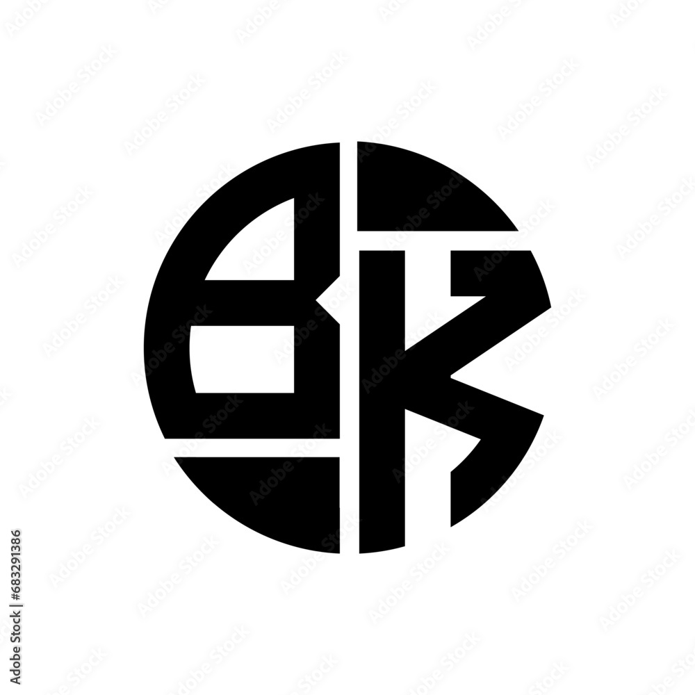 BK letter logo creative design. BK unique design.
BK letter logo creative design. BK unique design.