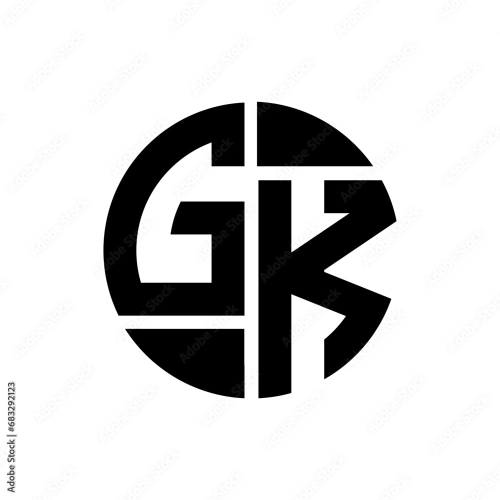 GK letter logo creative design. GK unique design.
GK letter logo creative design. GK unique design.