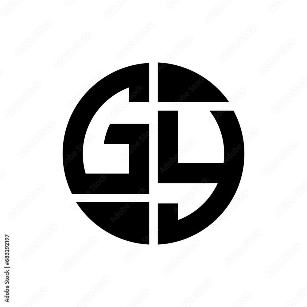 GY letter logo creative design. GY unique design.
