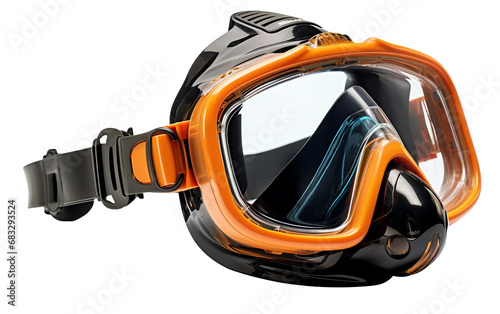 Snorkel and Mask Essentials Isolated on Transparent Background PNG.