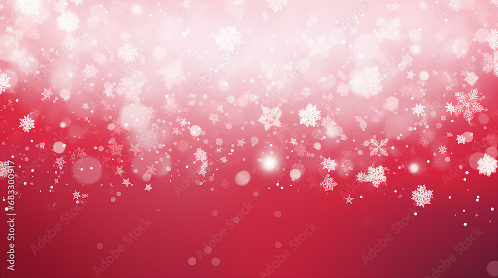 Snowy Winter Christmas Background, Festive Red Snow Scene, Holiday Winter Wonderland Snowy Winter Christmas Background, Festive Red Snow Scene, Holiday Winter Wonderland