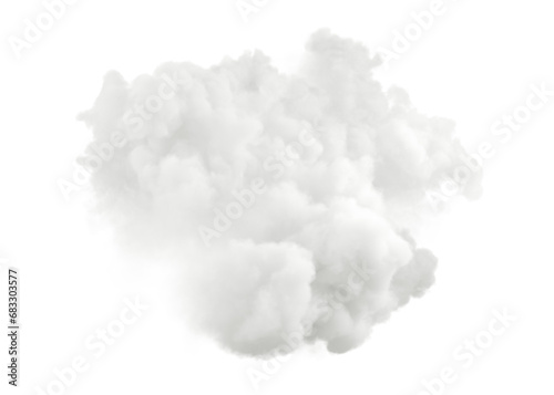 Pure clouds stratosphere creativity shapes isolated transparent background 3d render png