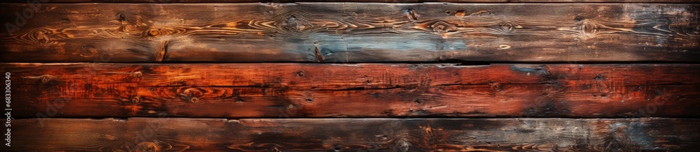 Naklejka premium Rustic Weathered Wooden Wall Texture