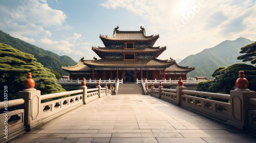 Foto Chinese temple, Scenery temple.