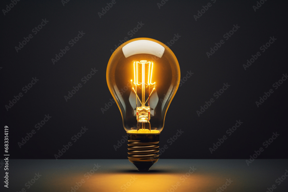 Clean lines form a minimalist representation of a classic lightbulb, symbolizing inspiration and ideas. Clean lines form a minimalist representation of a classic lightbulb, symbolizing inspiration and ideas.