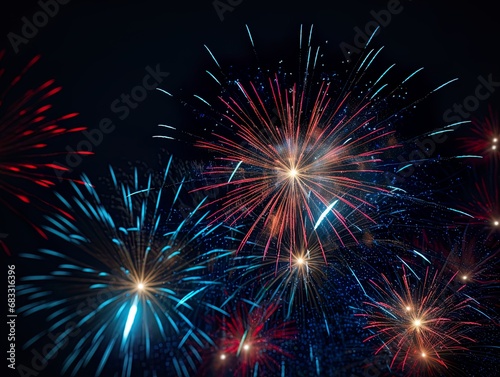 fireworks   light up the sky Abstract colored firework background  