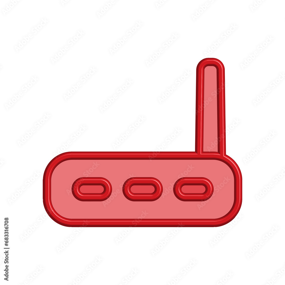 Wifi router icon. Collection of vector symbol in trendy 3D style PNG file Wifi router icon. Collection of vector symbol in trendy 3D style PNG file
