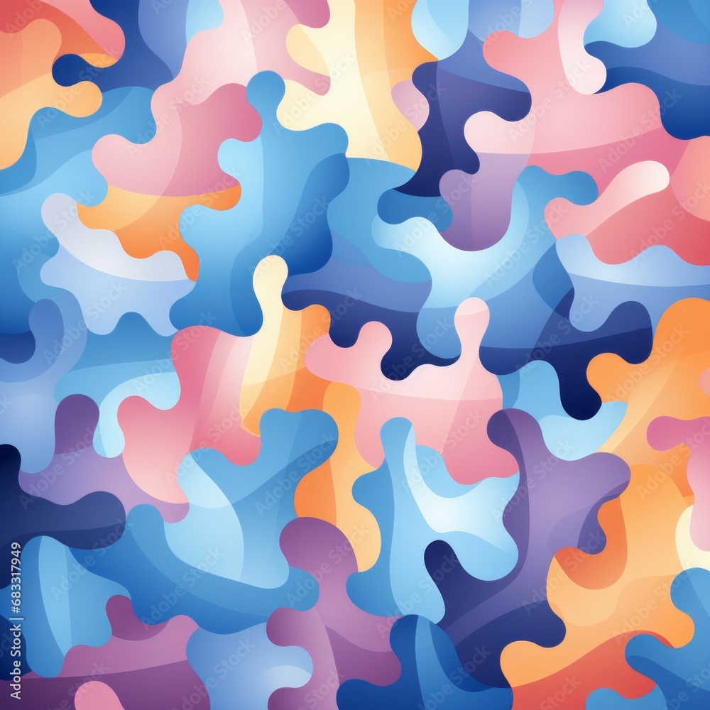 Fond puzzle couleur Fond puzzle couleur