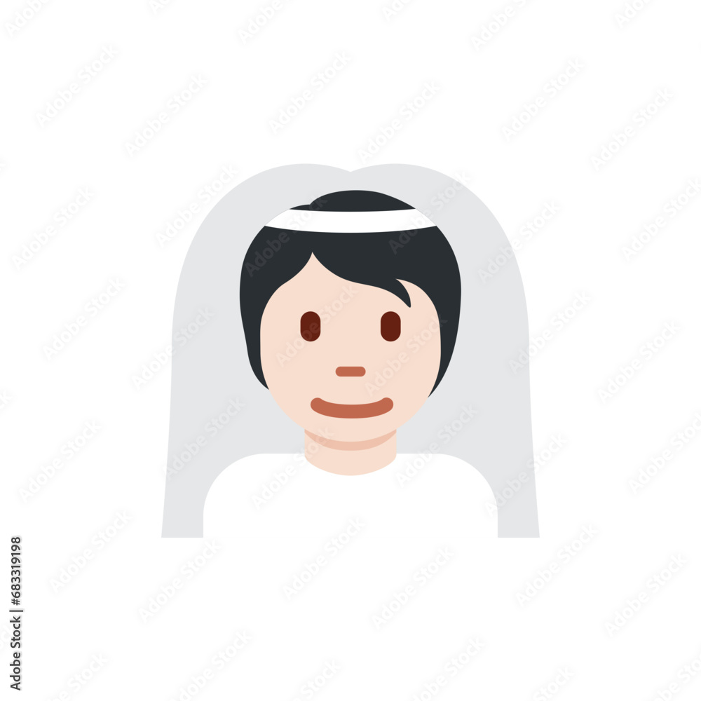 Person with Veil: Light Skin Tone Person with Veil: Light Skin Tone