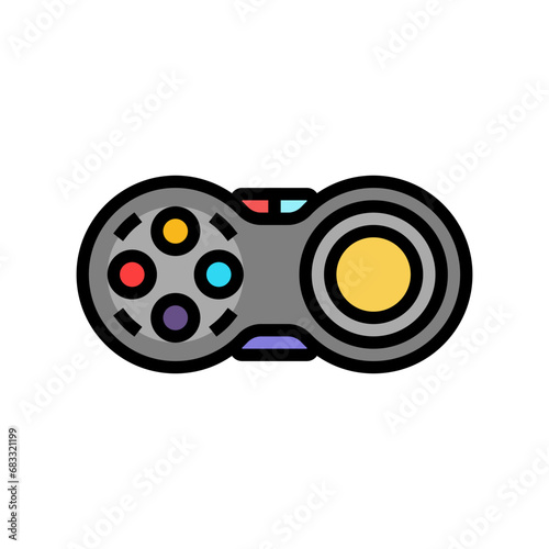 fidget pad fidget toy color icon vector. fidget pad fidget toy sign. isolated symbol illustration