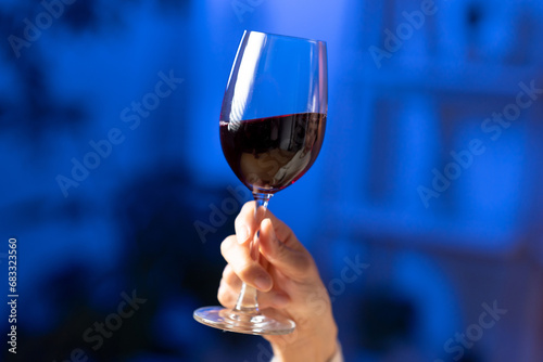 ワインを持つ手 photo