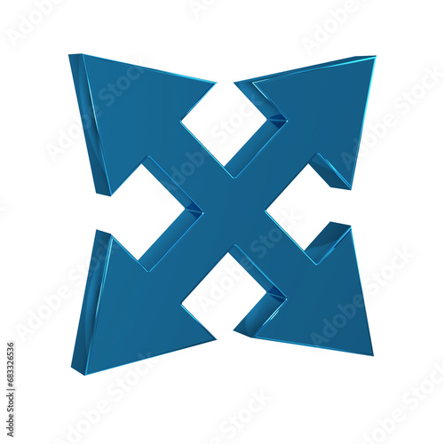 Blue Road traffic sign. Signpost icon isolated on transparent background. Pointer symbol. Isolated street information sign. Direction sign.