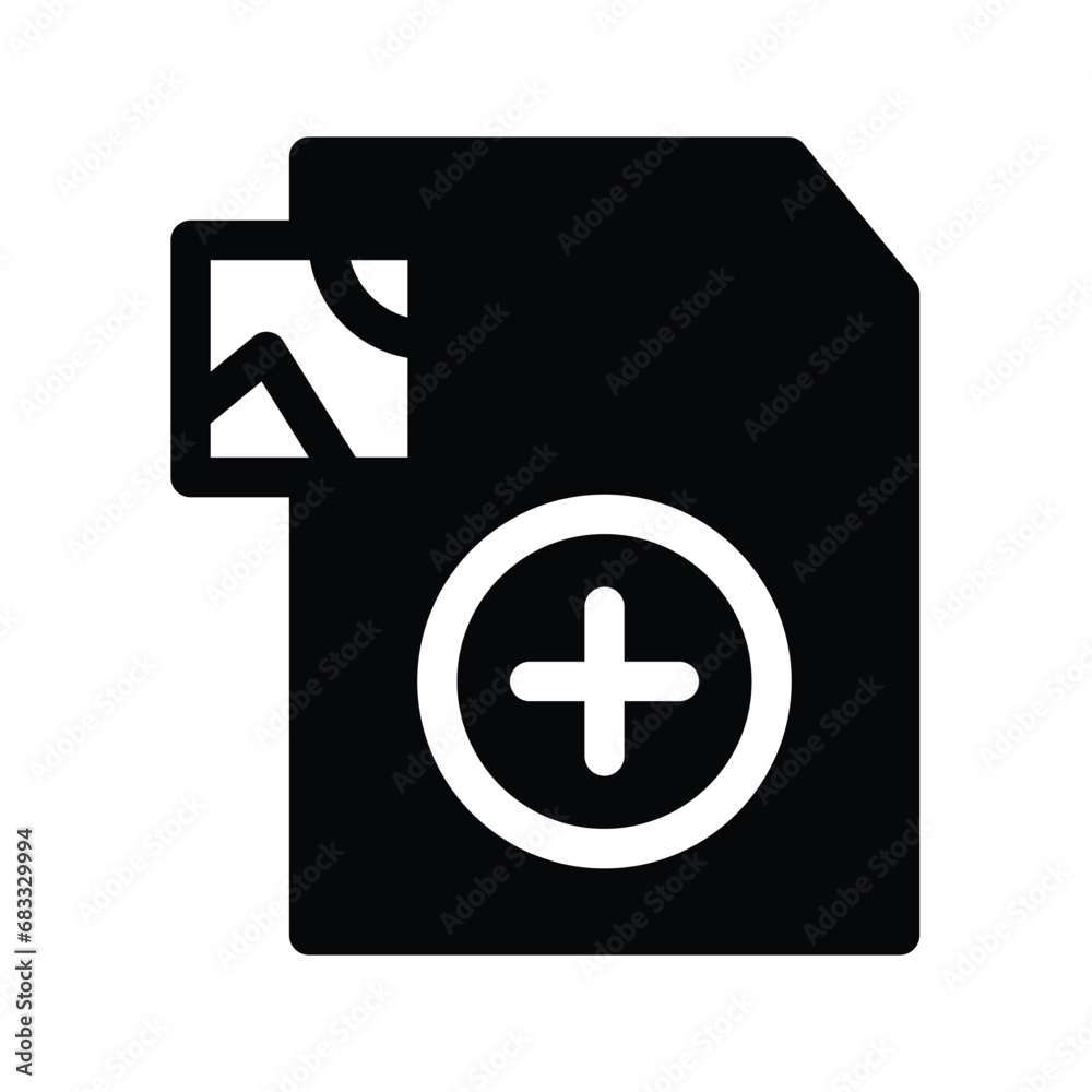 Obraz premium Document and file type icon