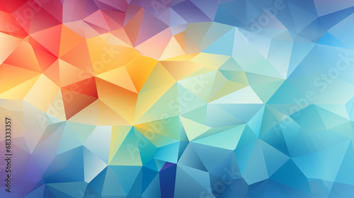 Polygonal mosaic background colorful
