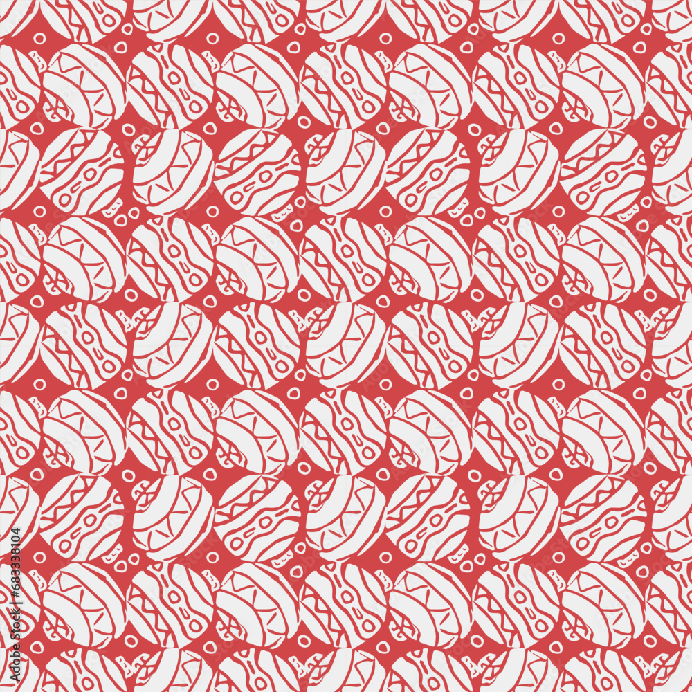 Seamless christmas pattern. New year background. Doodle illustration with christmas icons Seamless christmas pattern. New year background. Doodle illustration with christmas icons