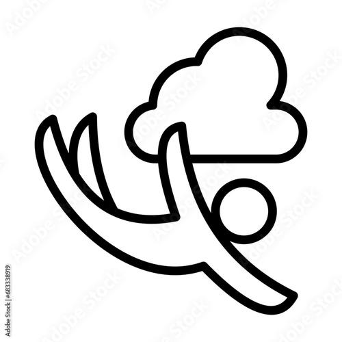 Skydiving Icon
