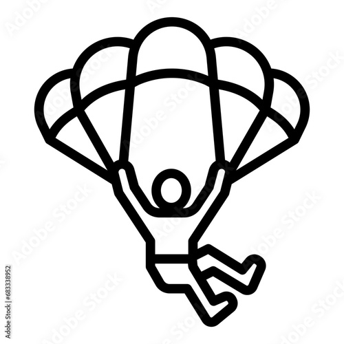 Paragliding Icon