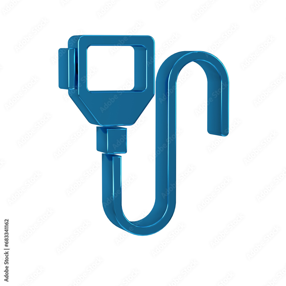 Blue Walkie talkie icon isolated on transparent background. Portable radio transmitter icon. Radio transceiver sign. Blue Walkie talkie icon isolated on transparent background. Portable radio transmitter icon. Radio transceiver sign.