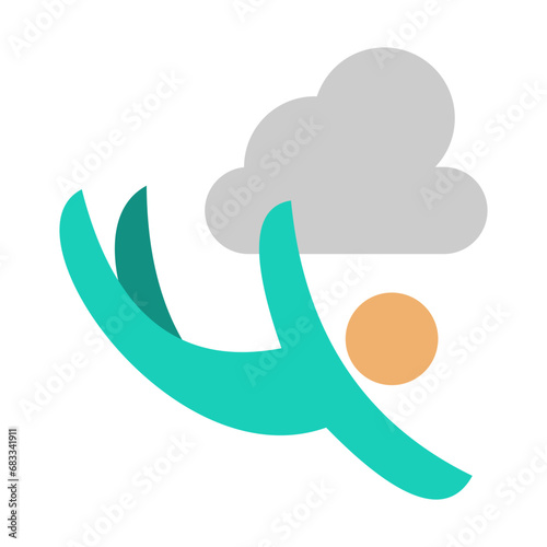 Skydiving Icon