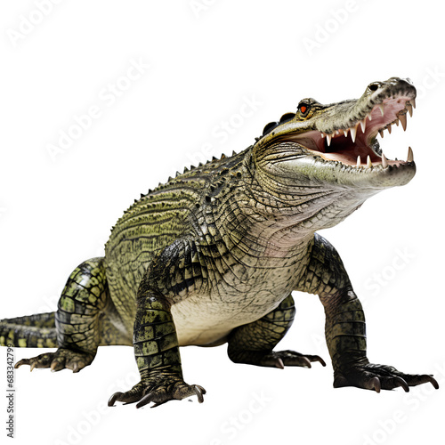 crocodile on transparent background PNG