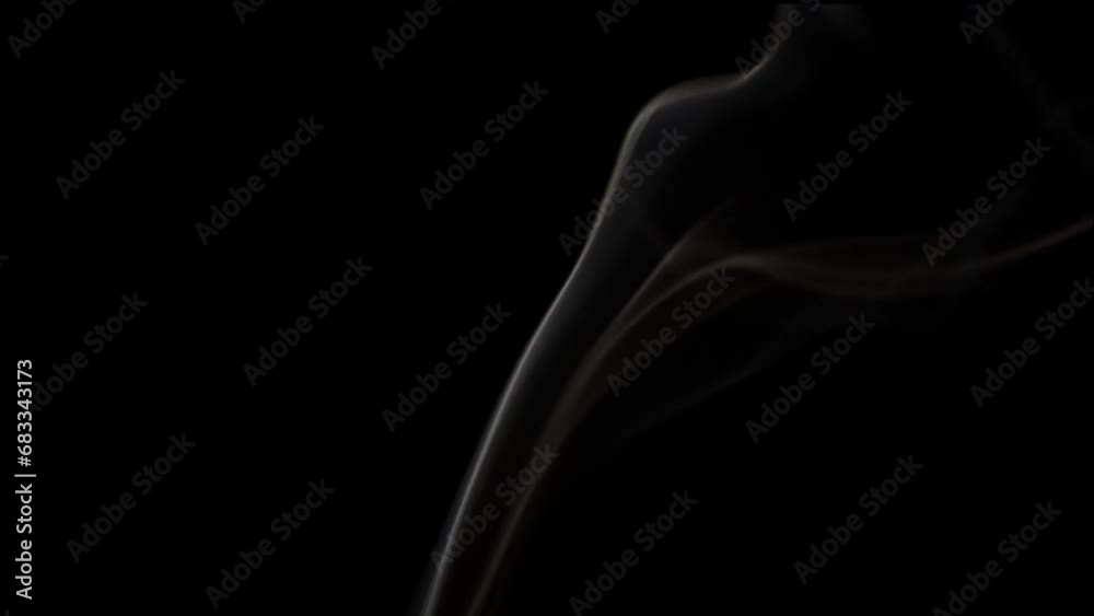Ephemeral Whispers:White steam spins and rises from the pan. White smoke rises from a large pot, which is located behind the frame. Isolated black background Ephemeral Whispers:White steam spins and rises from the pan. White smoke rises from a large pot, which is located behind the frame. Isolated black background