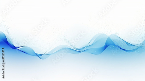 Dot line wave isolated on white background