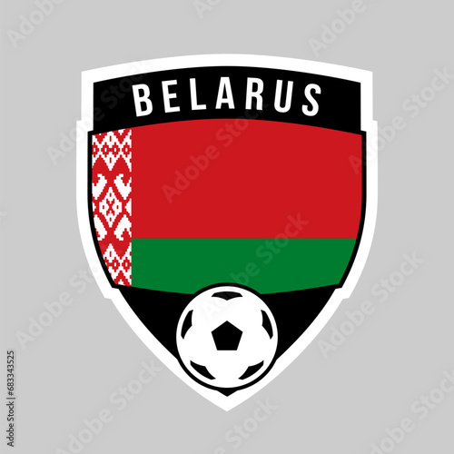 Shield Football Team Badge of Belarus