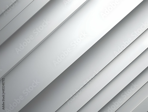 Abstract white and grey background, stripes background with geometric shape, white dotted background, white background