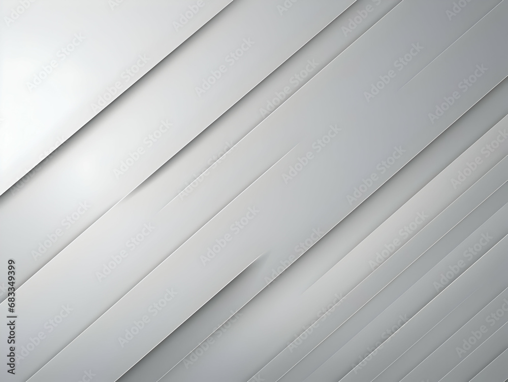 Fototapeta premium Abstract white and grey background, stripes background with geometric shape, white dotted background, white background