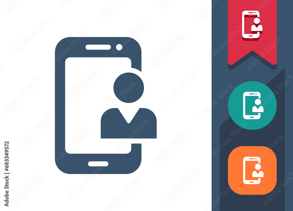 Smartphone Icon. Mobile Phone, Telephone, Video Call, Phone Call, Streaming Smartphone Icon. Mobile Phone, Telephone, Video Call, Phone Call, Streaming