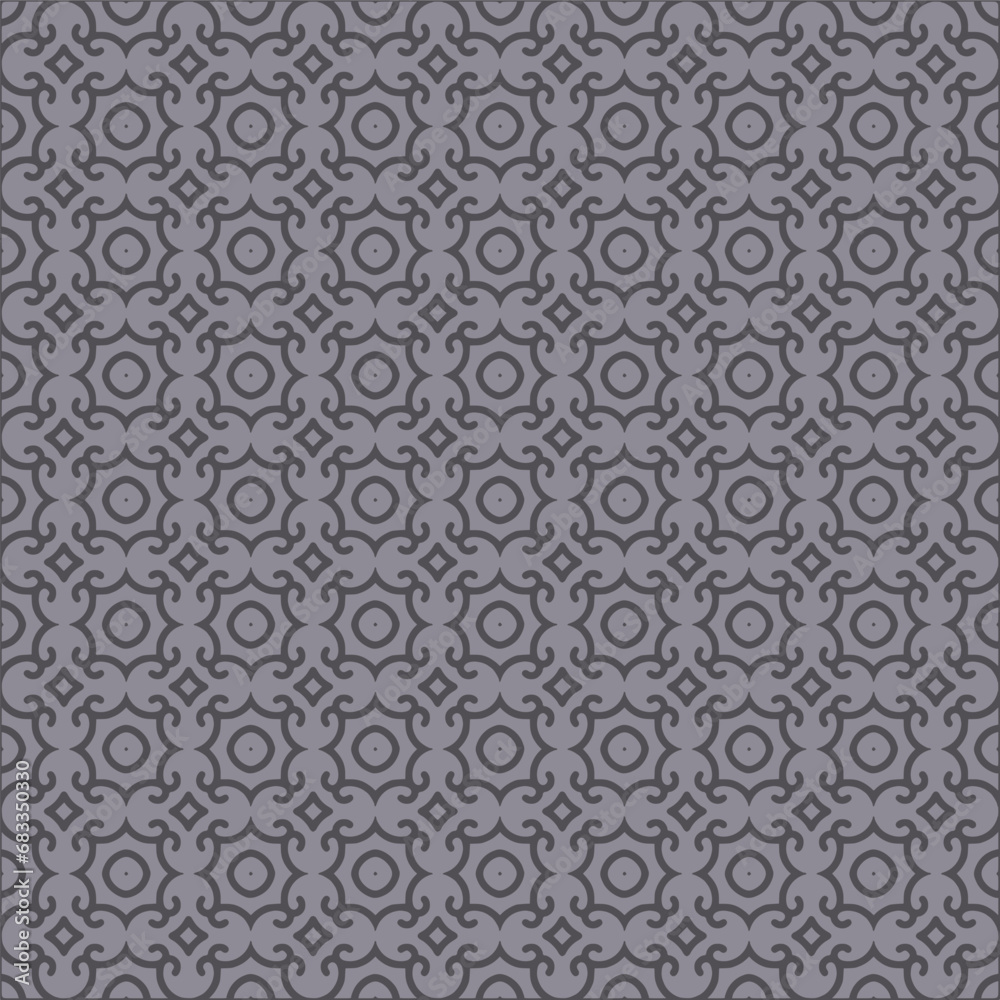 Abstract seamless pattern with elements