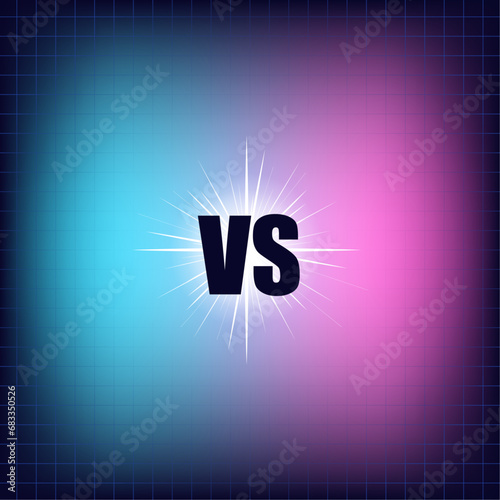 vs fight battle banner background