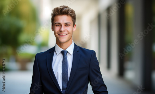 portrait of a young happy businessman © Igor