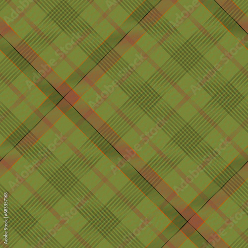 Green Plaid Pattern, Digital Paper, Seamless in Olive Green and Brown, Diagonal Gingham Lumberjack, Log Cabin Buffalo, Scottish Tartan,Flannel Checks with Herringbone
