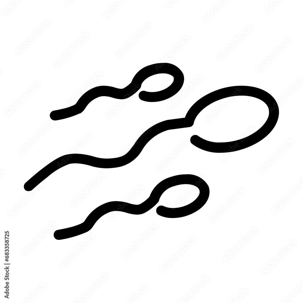 sperm Icon Illustration sperm Icon Illustration